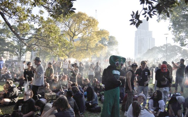 Flagstaff Gardens 420 cannabis event Melbourne 2018