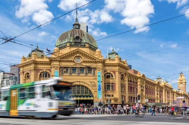 Melbourne Flinders Street Station Australia liveable city