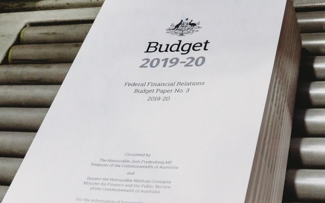 Budget 2019 2020 Australia Treasurer Josh Frydenberg