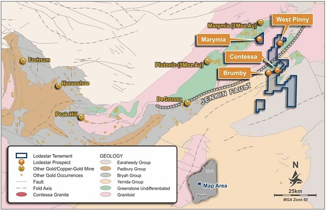 Lodestar Minerals ASX LSR Neds Creek project Western Australia